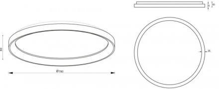 Потолочный светодиодный светильник Deko-Light Merope 348194