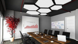 Потолочный светодиодный светильник Siled Hexago 7372458