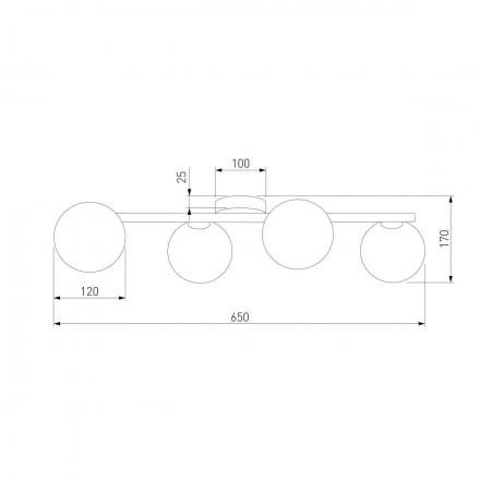 Потолочная люстра TK Lighting 5769 Estera Wood