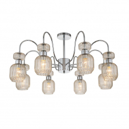 Потолочная люстра Escada Gloss 1141/8PL Chrome/Beige
