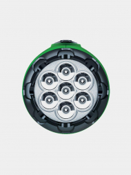 Ручной светодиодный фонарь Рекорд аккумуляторный 153х83 28 лм РМ-0107 Green 22538