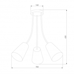 Потолочный светильник TK Lighting 2106 Wire Colour