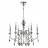 Подвесная люстра Crystal Lux MERCEDES SP6 CHROME/SMOKE