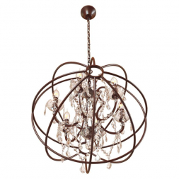 Подвесная люстра Loft IT Foucaults Orb Crystal Loft1897/6