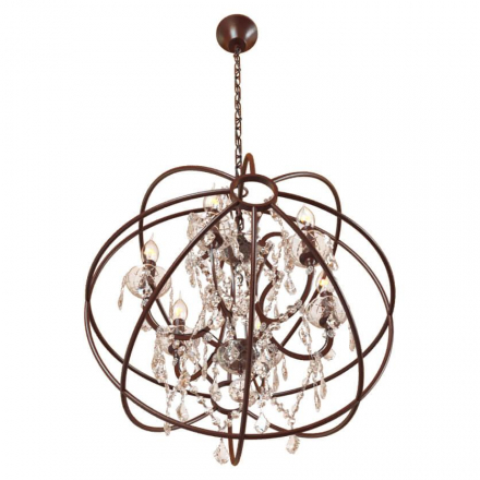 Подвесная люстра Loft IT Foucaults Orb Crystal Loft1897/6