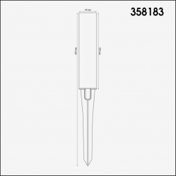 Корпус для модуля Novotech Street Nokta 358183