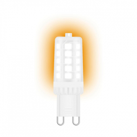 Лампа светодиодная Gauss G9 3,5W 3000К прозрачная 107009105