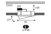 Мебельный светильник Paulmann Furniture Micro Line Dress 93516