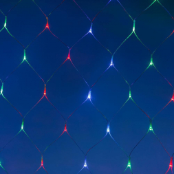 Светодиодная гирлянда Ardecoled сеть 230V разноцветный ARD-Netlight-Home-1500X1500-Clear-150Led RGB 024671