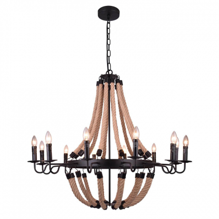 Подвесная люстра Arte Lamp Marsiglia A8956LM-12BK