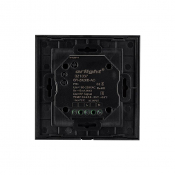 Панель управления Arlight Sens SR-2820B-AC-RF-IN Black 021037