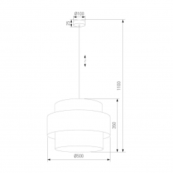 Подвесной светильник TK Lighting 5402 Calisto