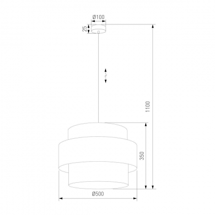 Подвесной светильник TK Lighting 5402 Calisto