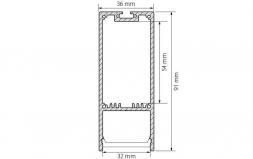 Профиль Arlight SL-LINE-3691-2000 ANOD 019302