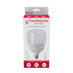 Лампа светодиодная Thomson E27 40W 6500K матовая TH-B2365