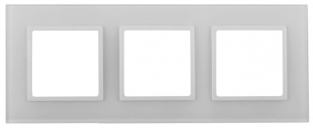 Рамка 3-постовая ЭРА Elegance 14-5103-01 Б0034506