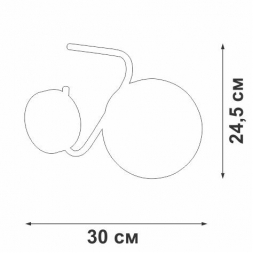 Бра Vitaluce V4715-8/1A