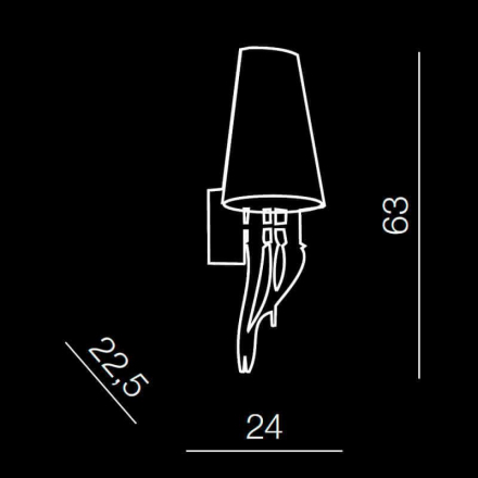 Бра Azzardo Diablo AZ0087