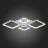 Потолочная светодиодная люстра Evoled Giura SLE500312-04RGB
