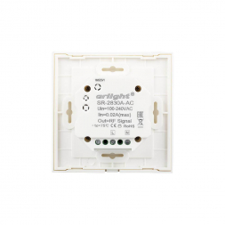 Панель управления Arlight Sens SR-2830A-RF-IN White 017858
