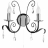 Бра Arte Lamp Romana A1742AP-2BK