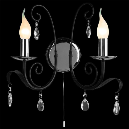 Бра Arte Lamp Romana A1742AP-2BK