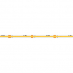 Светодиодная лента Arlight 8W/m 480LED/m CSPSMD теплый белый 5M COB-X480-8mm 24V Warm2700 039060
