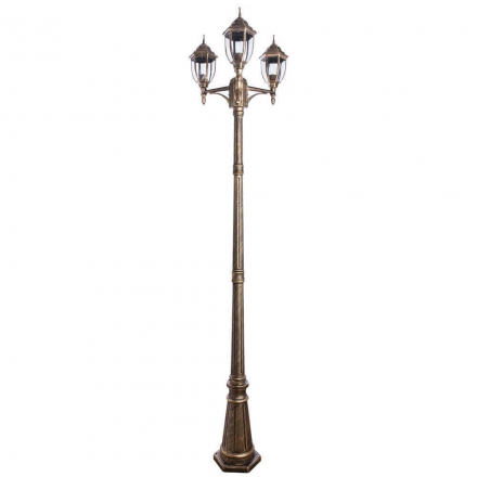 Садово-парковый светильник Arte Lamp Pegasus A3151PA-3BN