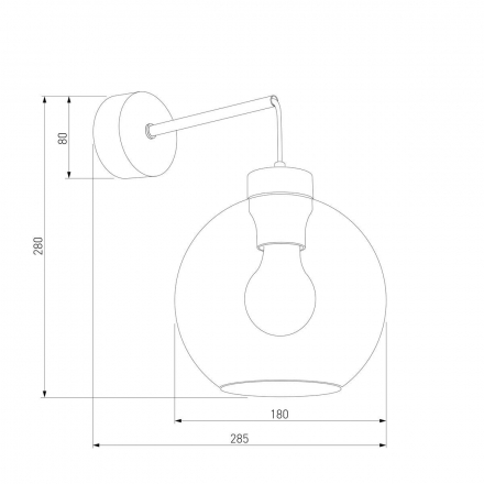 Бра TK Lighting 10245 Cubus