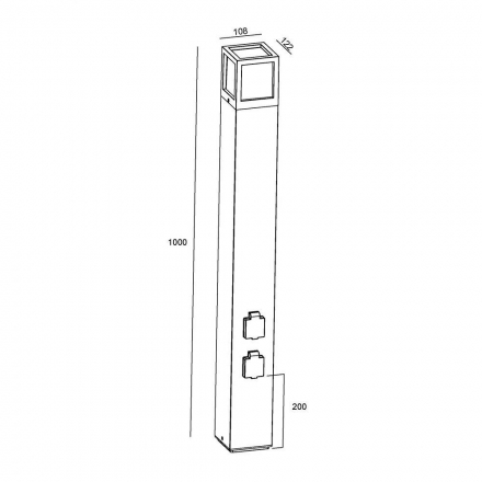 Ландшафтный светильник Deko-Light Facado Socket 733065