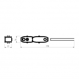 Ввод питания гибкий Elektrostandard Slim Magnetic 85162/00 a066519