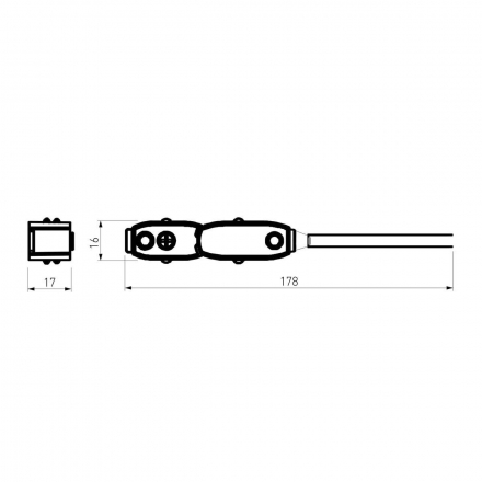 Ввод питания гибкий Elektrostandard Slim Magnetic 85162/00 a066519