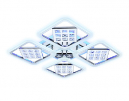 Потолочная светодиодная люстра Ambrella light Ice FA288