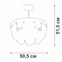 Подвесная люстра Vitaluce V5882-8/6PL