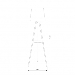 Торшер TK Lighting 698 Vaio White