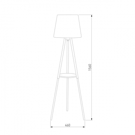 Торшер TK Lighting 698 Vaio White