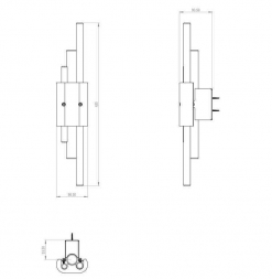 Бра Imperium Loft Tanto 148125-22