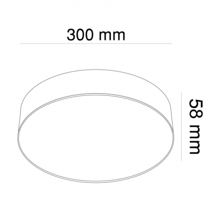 Потолочный светодиодный светильник Maytoni Technical Zon C032CL-L43MG4K