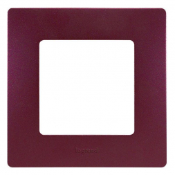 Рамка 1-постовая Legrand Etika сливовая 672561