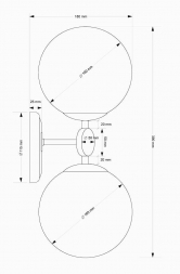 Бра Kutek Dimaro DIM-K-2(P)