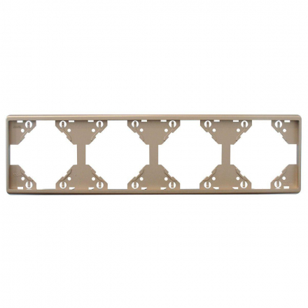 Рамка 4-модульная Efapel Apolo 5000 Metalizada платина 50941 TPL