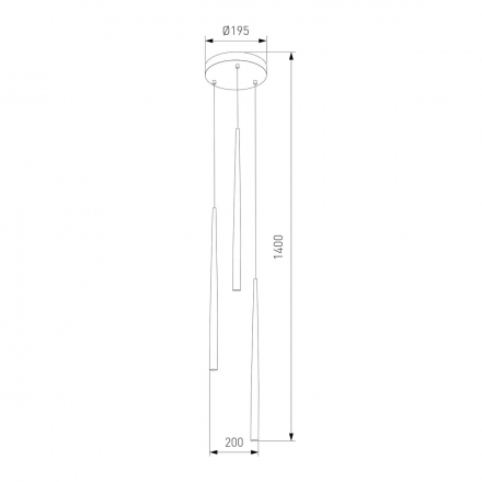 Подвесная люстра TK Lighting 10109 Piano