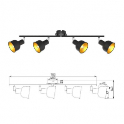 Спот Rivoli Jessica 7050-704 Б0054674