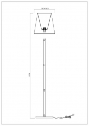 Торшер Arte Lamp Kensington A4098PN-1CC