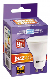 Лампа светодиодная Jazzway GU10 9W 5000K матовая 2859723A