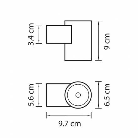 Уличный настенный светодиодный светильник Lightstar Paro 350672