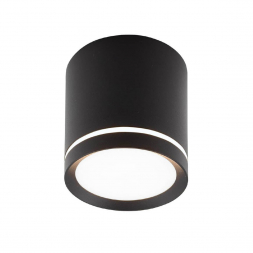 Накладной светодиодный светильник Denkirs Ribe DK4013-BK