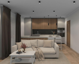 Накладной светодиодный светильник Denkirs Ribe DK4013-BK