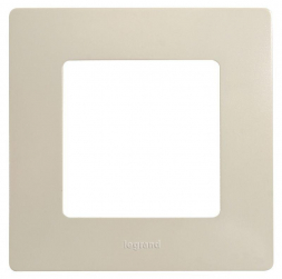 Рамка 1-постовая Legrand Etika слоновая кость 672511
