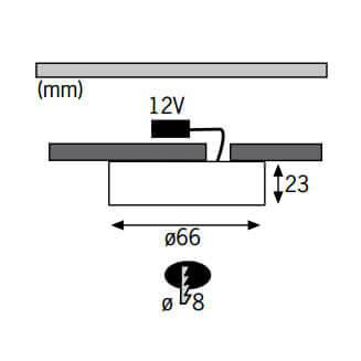 Мебельный светильник Paulmann Micro Line 98420